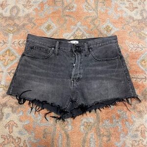 Madewell Charcoal Relaxed Jean Shorts